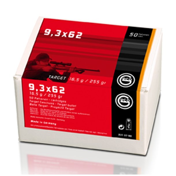 Geco 9,3x62 Target-patron 16,5g 255gr. 50stk. Softpoint ...